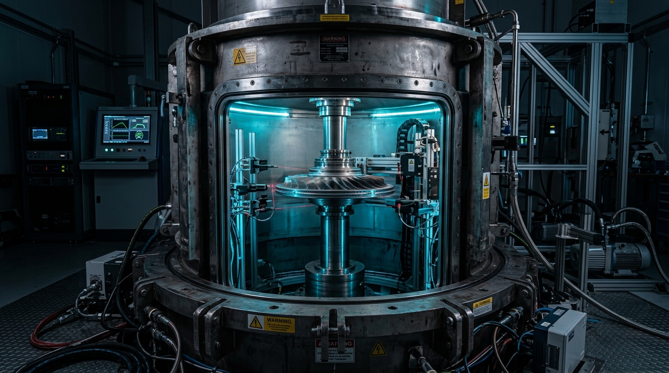 Aerospace Jet Engine Turbine High Speed Spin Rig